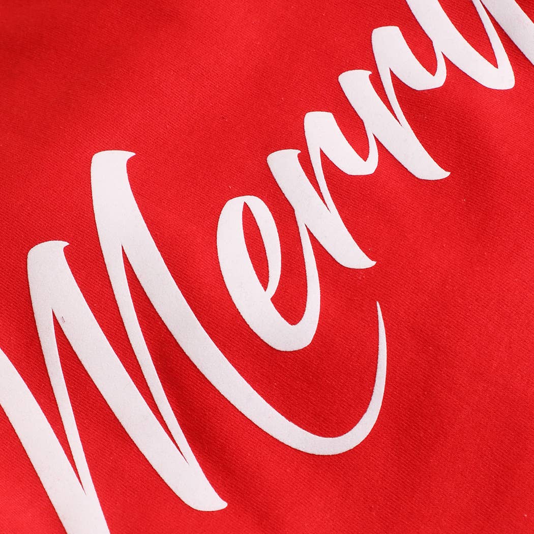 Merry Heavyweight Fleece Crewneck Sweatshirt: GARNET / M