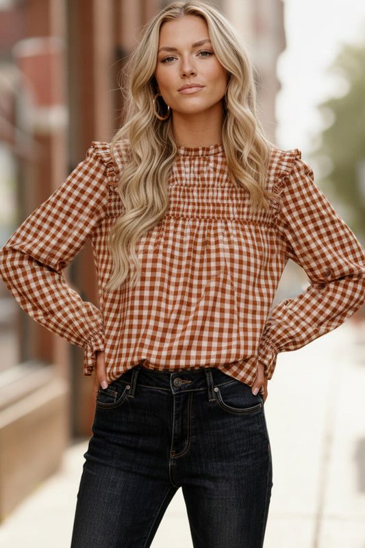 Checkmate Charm Blouse