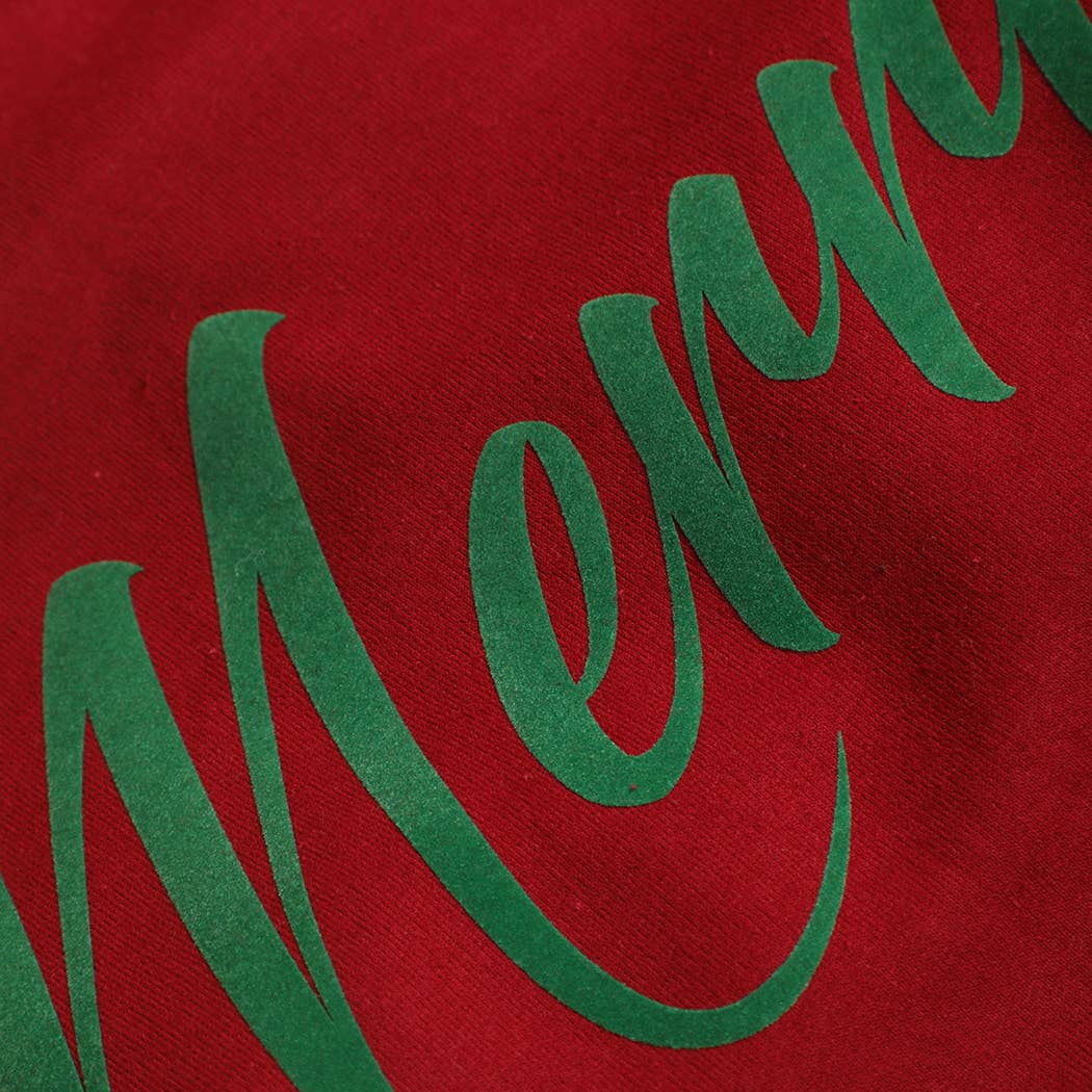 Merry Heavyweight Fleece Crewneck Sweatshirt: GARNET / M